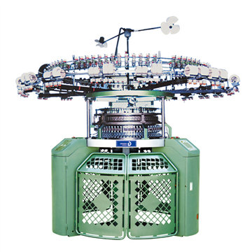 Single knit compiterized jacquard circular knitine machine