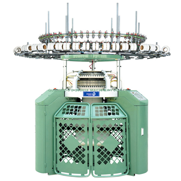 High speed dual-size single loop pile circuiar knitting manchine